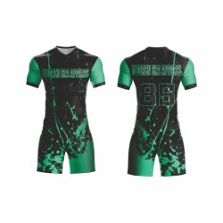 Factory Direct the Best Soccer Uniforms Thai Quality Sublimation Club Football Training Kits Red and Black Sport Wear Uniforms