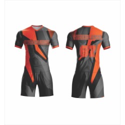 High Quality Custom Name Breathable Soccer Uniform Set Sublimated Football Jersey with Club Team Design Customizable Soccer Wear