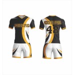 Customized Cheap Sublimation Football Jerseys Sets Soccer Wear With Sublimation Short Sleeve Soccer Uniform