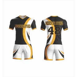 Customized Cheap Sublimation Football Jerseys Sets Soccer Wear With Sublimation Short Sleeve Soccer Uniform