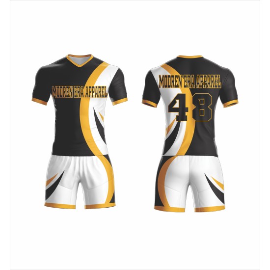 Customized Cheap Sublimation Football Jerseys Sets Soccer Wear With Sublimation Short Sleeve Soccer Uniform