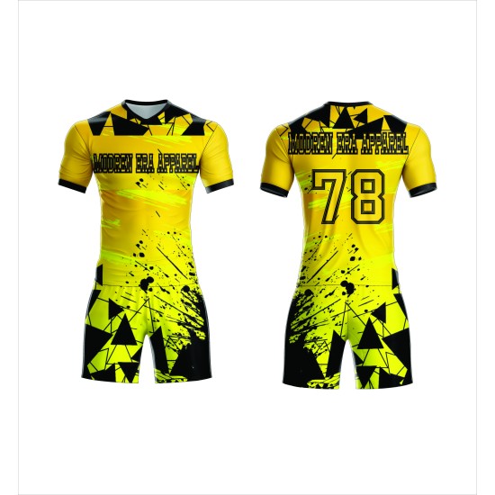 Custom Men Soccer Jersey Set OEM Model Soccer Wear Soccer Tracksuit Jersey Football Team Wear