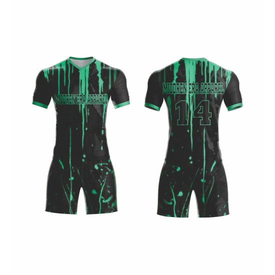 Factory Direct Thai Quality Sublimation Club Football Training Kits Best Red Black Soccer Uniforms Sport Wear