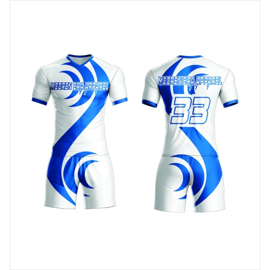 Customized Cheap Sublimation Football Jerseys Sets Soccer Wear With Sublimation Short Sleeve Soccer Uniform