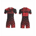 Wholesale 100% Polyester Football Set Football Clothes Team Jersey American Football Wear Sublimation Soccer Set Uniform