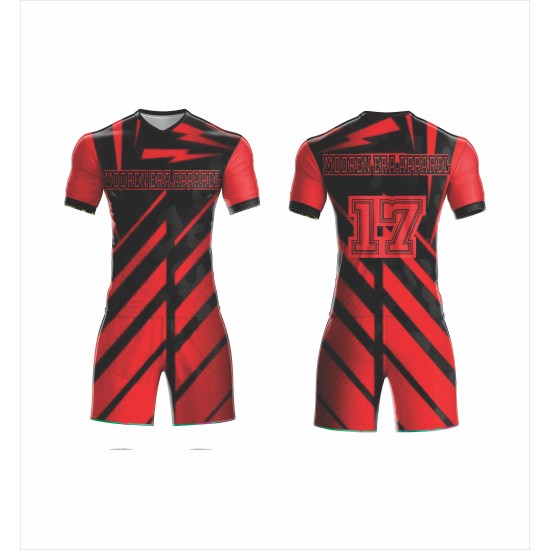 Wholesale OEM Customized Soccer Sets Breathable Quick Fit Football Jerseys with Logo Printing Custom Name Team Jerseys Thailand