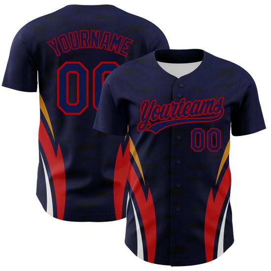 Custom Logo 3D Pattern Embroidery Wholesale Blank Baseball Jersey Sublimation Printed Team Baseball Jersey