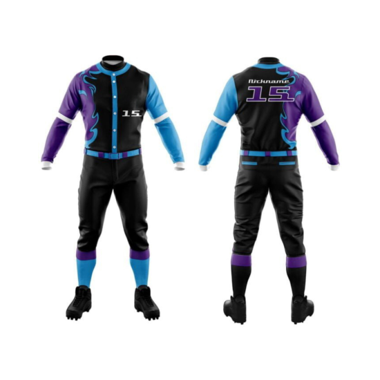 100% Polyester Premium Quality Custom Design Sublimation Baseball Jersey Pant Set Men Customized Baseball Uniforms