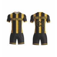 Factory Direct Thai Quality Sublimation Club Football Training Kits Best Red Black Soccer Uniforms Sport Wear