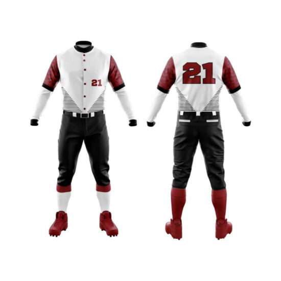 Low MOQ Quick Dry Breathable Custom Logo Sportswear Baseball Jerseys Men Women Youth Sublimation Uniforms