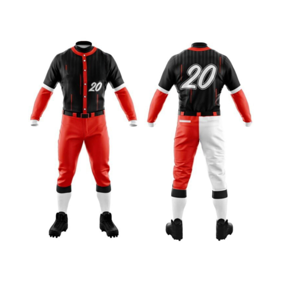 100% Polyester Premium Quality Custom Design Sublimation Baseball Jersey Pant Set Men Customized Baseball Uniforms