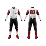 Custom Logo Button up Polyester Baseball & Softball Jerseys Breathable Sportswear with Sublimated Latest Trends