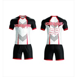 Custom Men Soccer Jersey Set OEM Model Soccer Wear Soccer Tracksuit Jersey Football Team Wear
