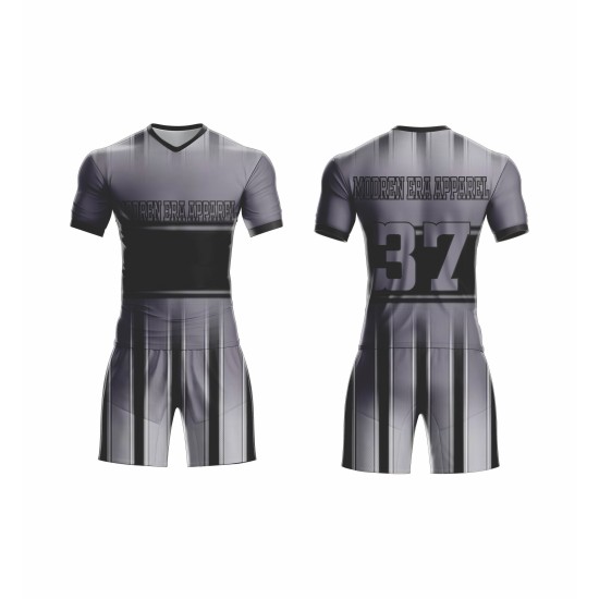 Customized Men's Football Uniforms Breathable Soccer Shorts Jersey Set with Custom Name and Club Team Sublimation Sport Wear